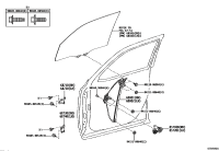 6871052040-HINGE ASSY FRONT DOOR UPPER RH