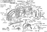6016160B60-PANEL SUB-ASSY, QTR