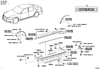7585150913-MOULDING, ROCKER PANEL, RH