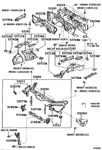 5329124020-SEAL, RADIATOR SUPPORT TO FRAME