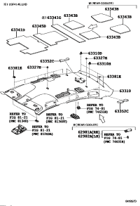 6331150M30A0-HEADLINING ASSY, ROOF