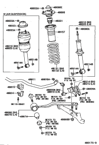 4851450011-BRACKET, FRONT SHOCK ABSORBER, LOWER RH