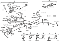 4643040020-CABLE ASSY, PARKING BRAKE, NO.3