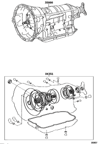 0435153150-GASKET KIT, AUTOMATIC TRANSMISSION OVERHAUL