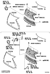 531110E200-GRILLE RADIATOR