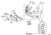 521195C903-COVER, FR BUMPER L/COLOR