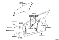6871050061-HINGE ASSY FRONT DOOR UPPER RH