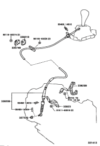 3382033140-CABLE ASSY, TRANSMISSION CONTROL
