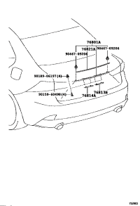 7680153110B2-GARNISH SUB-ASSY