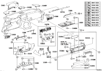 5504553071C0-Panel sub-assy, instrument panel finish, lower