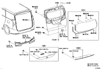 6810558200-GLASS, BACK DOOR