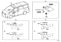 7423258210-PANEL, FRONT ARMREST BASE, UPPER LH