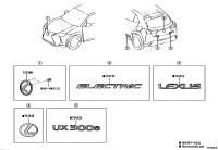 5314153041-Emblem assy-radiator grille