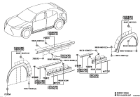 7586752020-CLIP, OUTSIDE MOULDING, NO.1