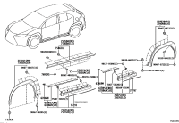 6789576020-WEATHERSTRIP, REAR DOOR, NO.3 RH