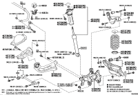 4871076030-ARM ASSY, REAR SUSPENSION, NO.1, RH/LH