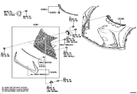 5310176630-GRILLE SUB-ASSY, RADIATOR