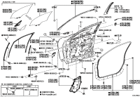 6700279105-PANEL SUB-ASSY, FRONT DOOR, LH