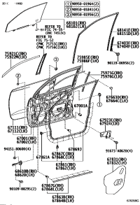 6700160890-PANEL SUB-ASSY, FRONT DOOR, RH