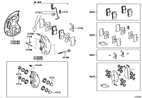 0446550240-PAD KIT, DISC BRAKE, FRONT