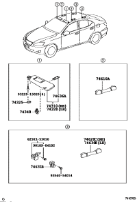 7431053190B1-VISOR ASSY, RH