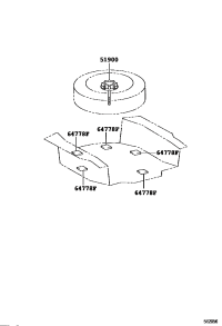 5190053020-CARRIER ASSY, SPARE