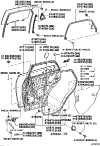 6700348140-PANEL SUB-ASSY, REAR DOOR, RH