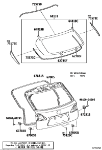 6700548740-PANEL SUB-ASSY, BACK DOOR