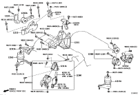 1231331050-BRACKET, ENGINE MOUNTING