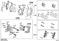 0446533480-PAD KIT, DISC BRAKE, FRONT