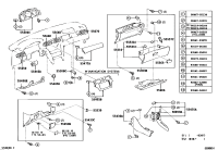5530233110A0-PANEL, INSTRUMENT PANEL FINISH, LOWER LH