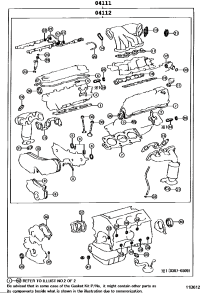 0411120180-GASKET KIT, ENGINE OVERHAUL
