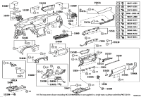 5540430A80-PANEL SUB-ASSY, INSTRUMENT CLUSTER FINISH