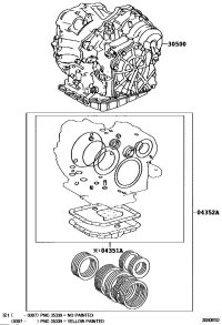 0435148051-GASKET KIT, TRANSAXLE OVERHAUL(ATM)