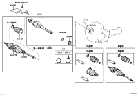0442858030-BOOT KIT, FRONT DRIVE SHAFT, IN & OUTBOARD, RH/LH