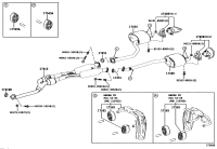 1740831110-BAFFLE SUB ASSY, EXHAUST TAIL PIPE