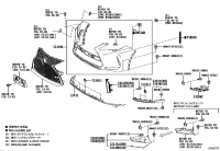 5241148090-GUARD FR BUMPER