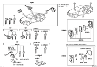 6900550C50-CYLINDER SET, LOCK