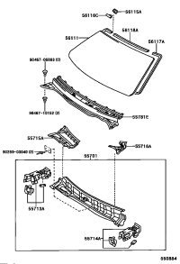 5611153031-GLASS, WINDSHIELD