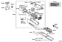 5883148010B0-GARNISH, CONSOLE UPPER PANEL, FRONT