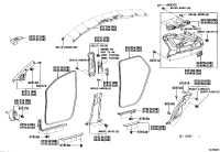 6233148031A0-WEATHERSTRIP, REAR DOOR OPENING TRIM, RH