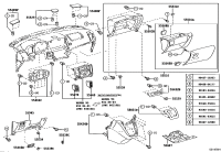 5882148060B0-PANEL, CONSOLE, UPPER FRONT