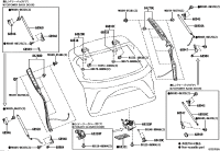 6881048220-Hinge assy, back door, rh/lh