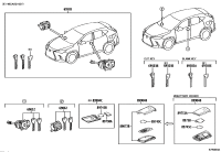 8907278380-Case comp, remote key (for smart key)