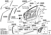6810250250-GLASS SUB-ASSY, FR