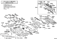 5801750021-Panel sub-assy, front floor case, rear lh