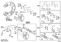 0446650180-PAD KIT, DISC BRAKE, REAR