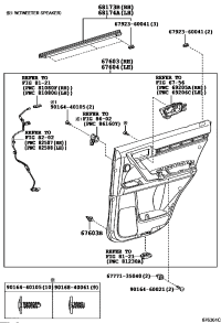 6763060D50E0-BOARD SUB-ASSY, REAR DOOR TRIM, RH