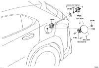 7703076030-LOCK ASSY, FUEL LID W/MOTOR