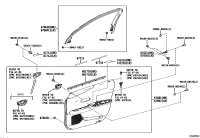 6778176010C0-Cover, front door trim, rh